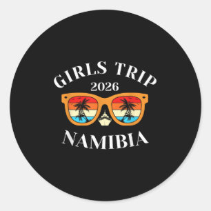 Girls Trip 2026 Namibia Spring Break 2026 Cruise V Classic Round Sticker