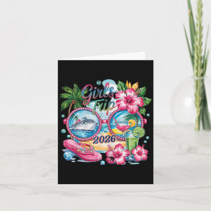 Girls Trip 2026 Summer Trip Vacation Bestie Vacati Card