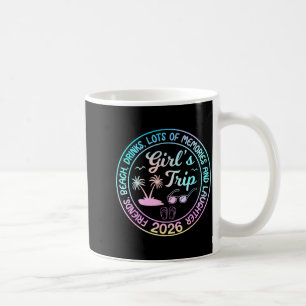 Girls Trip 2026 Tropical Beach Vibes Summer Coffee Mug