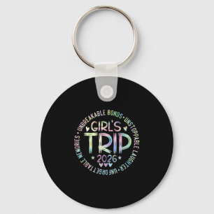 Girls Trip 2026 Womens Weekend Vacation Matching B Key Ring