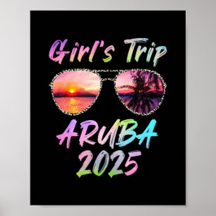 Girls Trip Aru 2025 Summer Vacation Sungl Holiday Poster