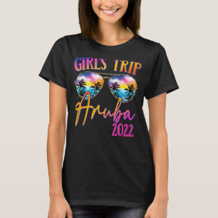 Girls Trip Aruba 2022 Sunglasses Summer Matching G T-Shirt
