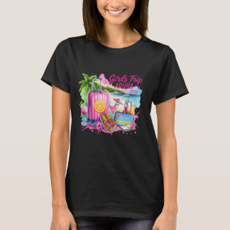 Girls Trip Aruba 2025 Tropical Vacation Vibes T-Shirt