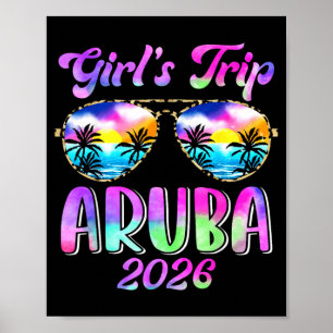 Girls Trip Aruba 2026 Summer Beach Weekend Poster
