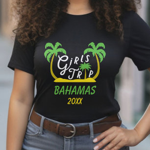 Girls Trip Bahamas Caribbean Island Beach Vacation T-Shirt