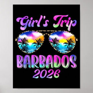 Girls Trip Barbados 2026 Summer Trip Weekend Poster