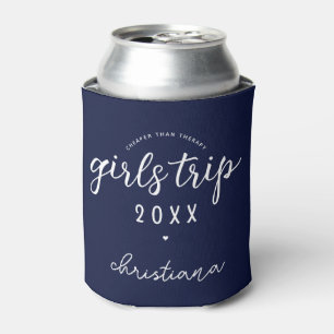 Girls Trip Cheaper Than Therapy Custom Vacation Can Cooler