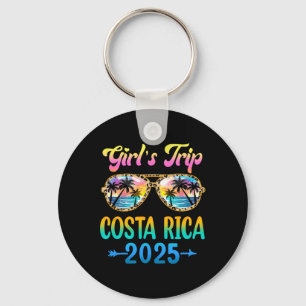 Girl's Trip Costa Rica 2025 Summer Vacation Sungle Key Ring