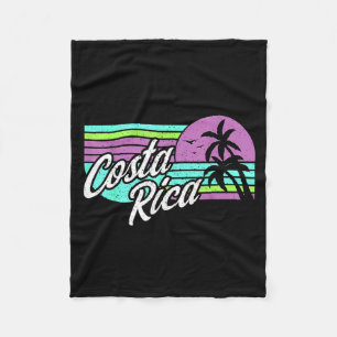 Girls trip costa rica matching funny women fleece blanket