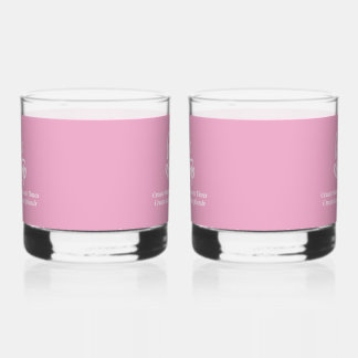 Girls Trip Create Memories Pink Whiskey Glass