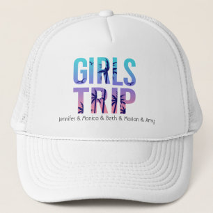 Girl's Trip Customisable Colours and Text Trucker Hat