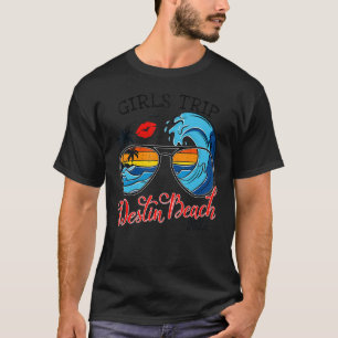 Girls Trip Destin Beach 2022 Women Weekend Birthda T-Shirt