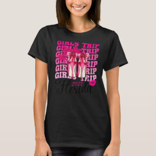 Girls Trip Florida 2023 Women Weekend Birthday Par T-Shirt