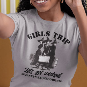 Girls Trip Halloween Witches Custom Party  T-Shirt