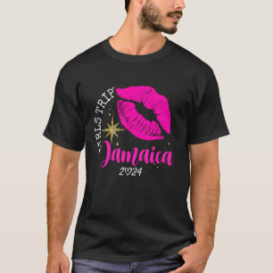 Girls Trip Jamaica 2024 Beach Womens Vacation Birt T-Shirt