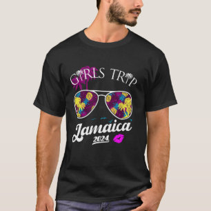 Girls Trip Jamaica 2024 Beach Womens Vacation Birt T-Shirt