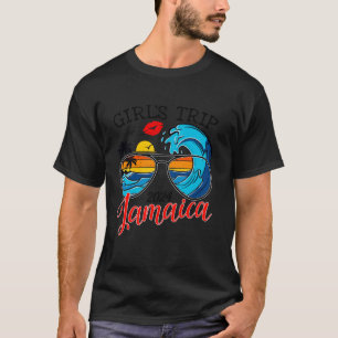 Girls Trip Jamaica 2024 Beach Womens Weekend Birth T-Shirt
