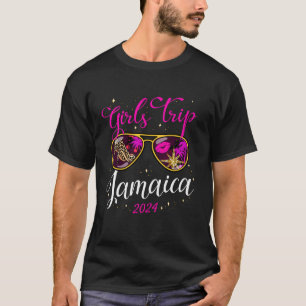 Girls Trip Jamaica 2024 Beach Womens Weekend Birth T-Shirt