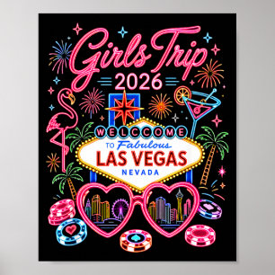 Girls trip las vegas vacation 2026 besties friends poster