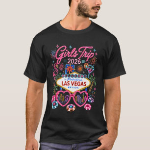Girls Trip Las Vegas Vacation 2026 Besties Friends T-Shirt