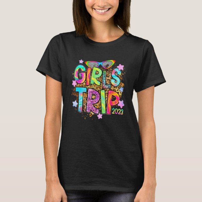 Girls Trip Making Memories Together 2023 Girls Wee T-Shirt (Front)