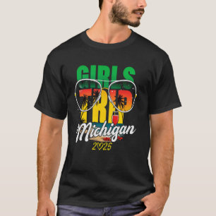 Girls Trip Michigan 2025 Vacation Weekend Birthday T-Shirt