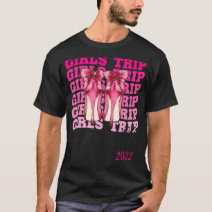 Girls Trip Nashville 2022 For Womens Weekend Birt T-Shirt