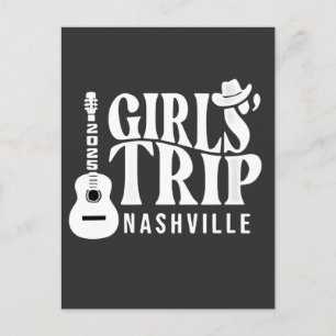 Girls Trip Nashville 2025 Vacation Summer  Holiday Postcard