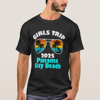 Girls Trip Panama City Beach 2025 Weekend Birthday T-Shirt