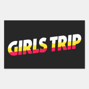 Girls Trip Rectangular Sticker