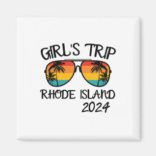 Girls Trip Rhode Island Summer Vacation Matching  Magnet