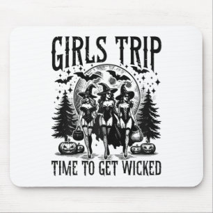 Girls Trip Salem Time To Get-wicked Ghouls Hallowe Mouse Pad