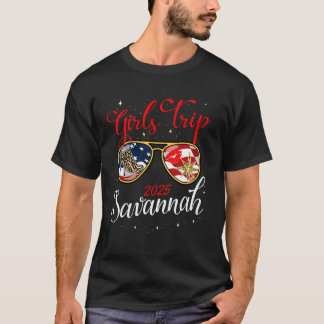 Girls Trip Savannah 2025 Shirt Womens Weekend Birt