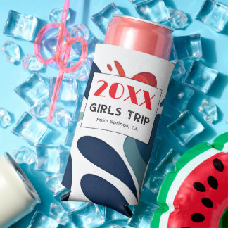 Girls Trip Vibes Personalised Can Cooler