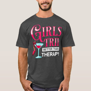 Girls Trip Weekend Las Vegas Wine Glasses  (2) T-Shirt