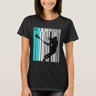 Girls Turquoise Lacrosse Champion Lacrosse Team T-Shirt