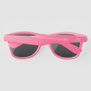 Girls Two Cool Rainbow 2nd Birthday Party Favour Sunglasses