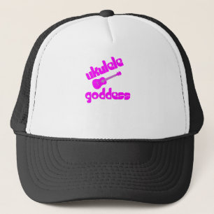 girls ukulele trucker hat