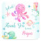 Girls Under The Sea Birthday Thank You Sticker