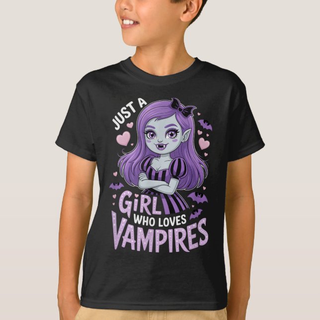 Girls Vamre  T-Shirt (Front)