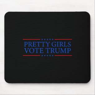 Girls Vote Trump  Mouse Pad