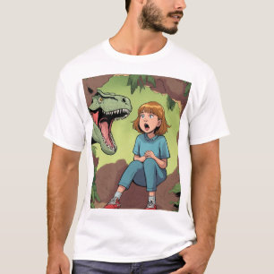Girls vs Beast in the Mountain Realm" T-Shirt