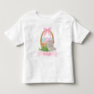 Girls Watercolor Easter Basket Toddler T-Shirt