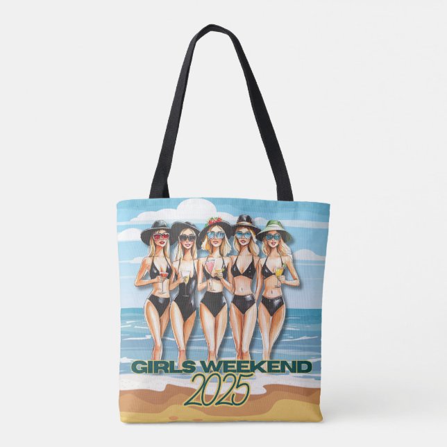 Girls Weekend 2025 Tote Bag (Back)