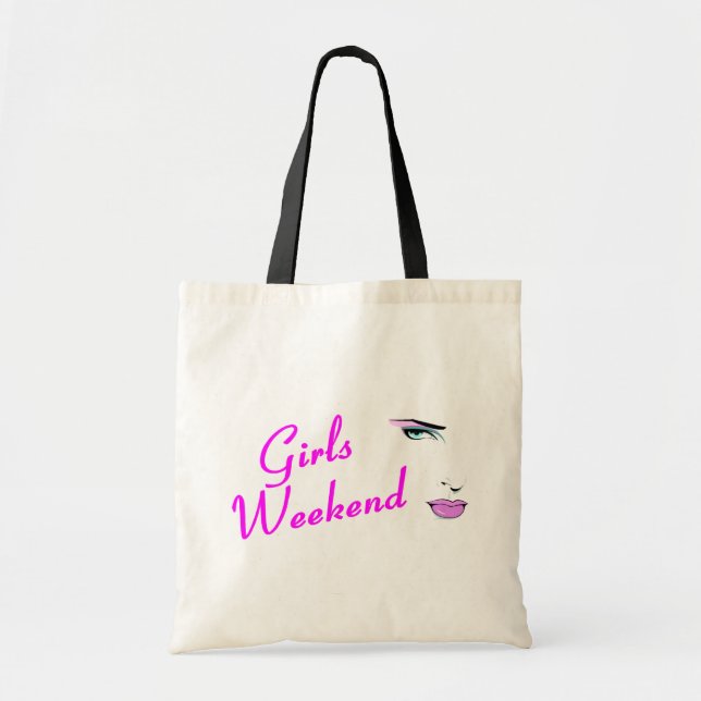 Girls Weekend (Face) Tote Bag (Front)