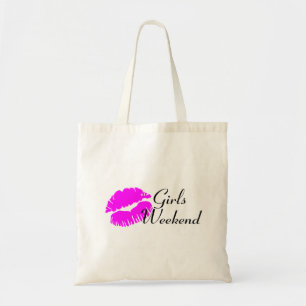 Girls Weekend (Kiss Blk) Tote Bag