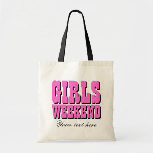 Girls weekend party tote bag   Personalised text