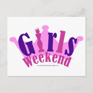 Girls Weekend Postcard