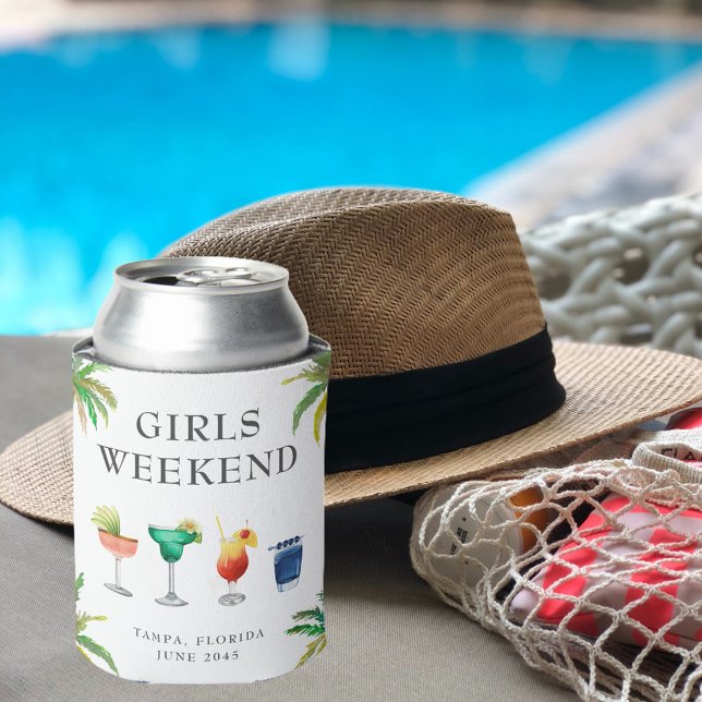 Girls Weekend Tropical Cocktails  Can Cooler (Creator Uploaded)