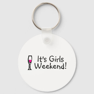 Girls Weekend Wine Key Ring